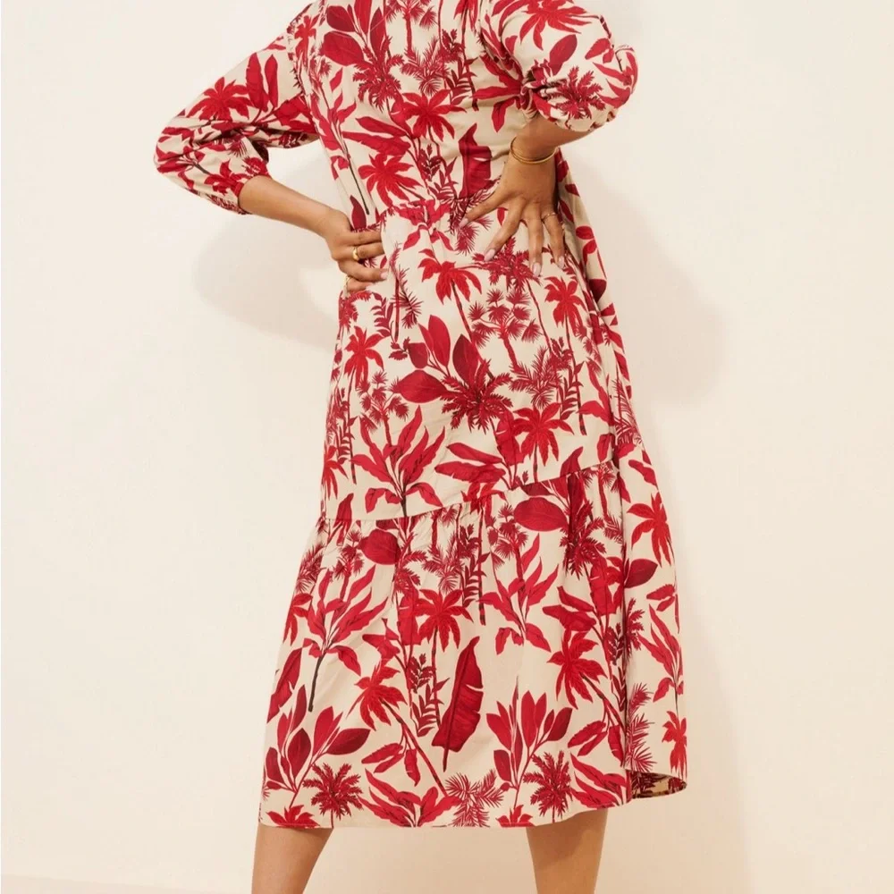Anthropologie Maeve Bettina Tiered Dress - Picture 4 of 4
